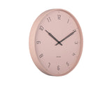 Karlsson Stark Wall Clock in Faded Pink, 40cm silent sweep wall clock