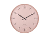 Karlsson Stark Wall Clock in Faded Pink, 40cm silent sweep wall clock