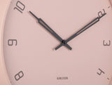 Karlsson Stark Wall Clock in Faded Pink, 40cm silent sweep wall clock
