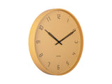 Karlsson Stark Wall Clock in Honey Yellow, 40cm silent sweep wall clock