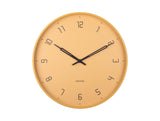 Karlsson Stark Wall Clock in Honey Yellow, 40cm silent sweep wall clock