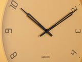 Karlsson Stark Wall Clock in Honey Yellow, 40cm silent sweep wall clock