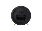 Karlsson Candy Swirl Alarm Clock in Black, 12.5cm