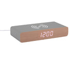 Karlsson Retro Flat LED alarm clock in mouse grey
