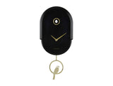 Black Tweet clock with the cuckoo bird window open