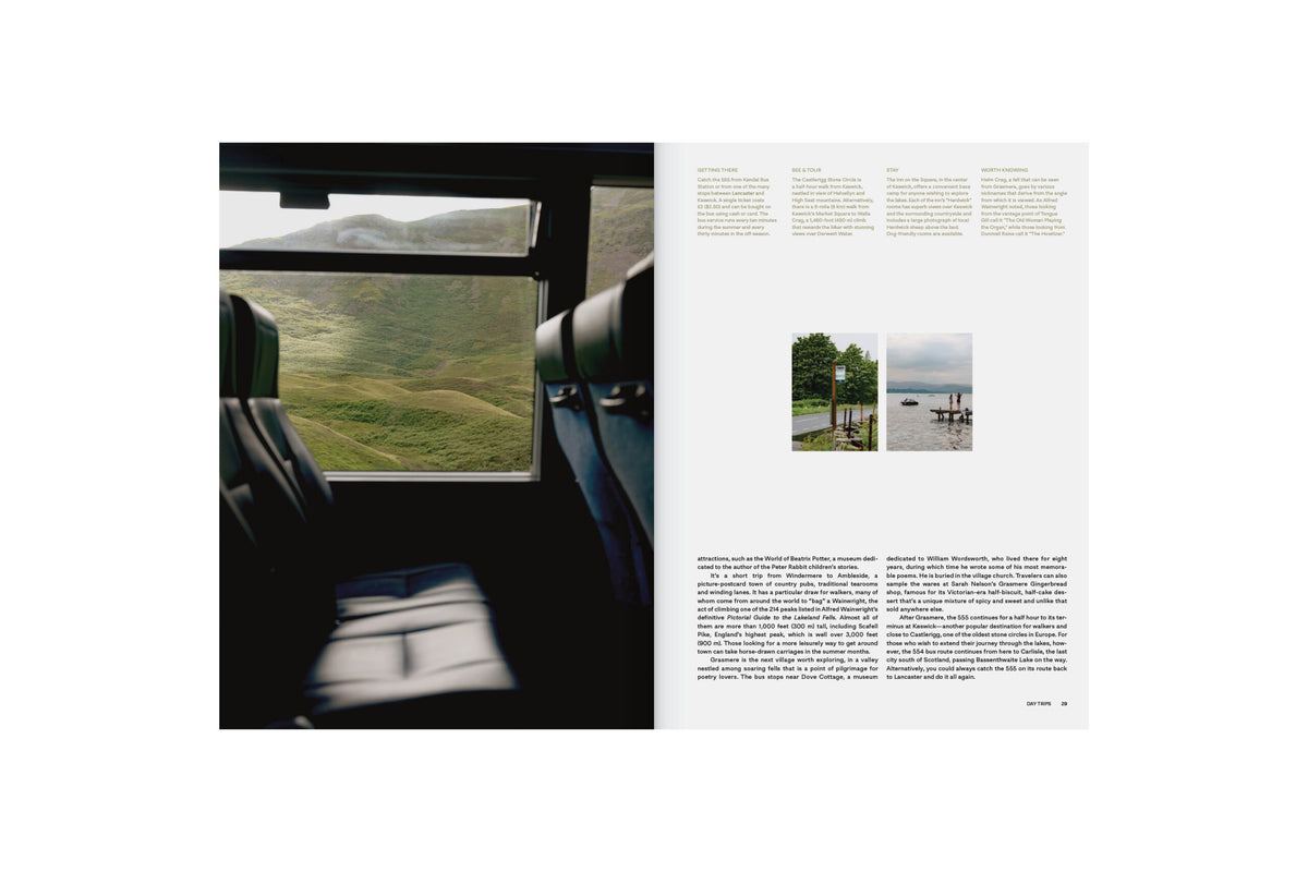 Kinfolk Journeys open page spread