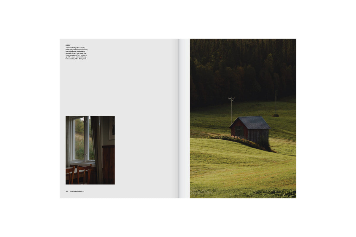 Kinfolk Journeys page spread flatlay