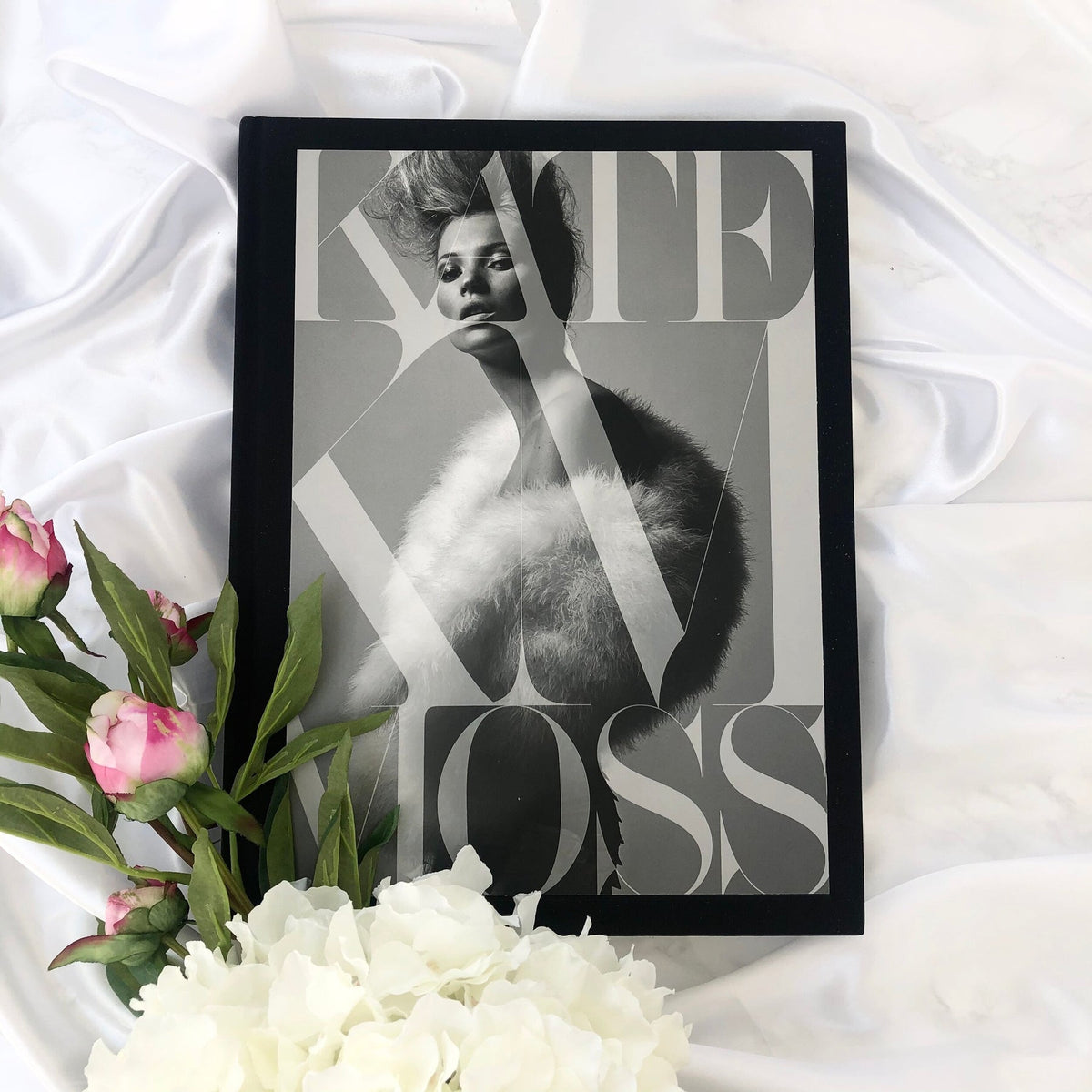 Kate book page spread showing fashion photography