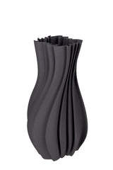 Louella White/Grey 3D Printed Ceramic Vase – Sculptural Minimalist Vases (30cm/40cm)