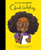 Little People BIG DREAMS Oprah Winfrey illustrated children's biography book cover