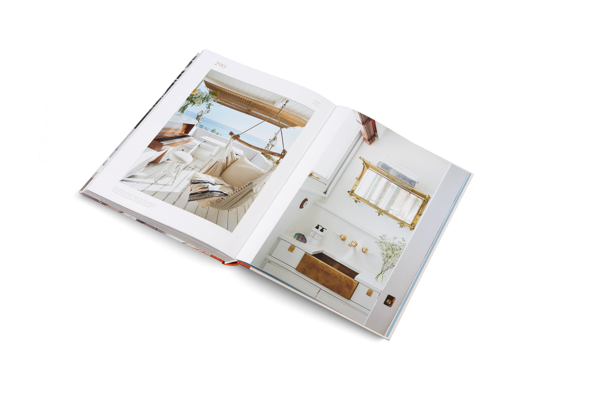 Life's a Beach open to spreads of bright coastal interiors