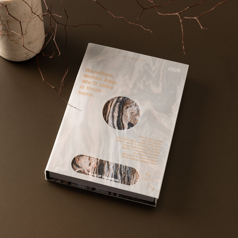 Made of Tomorrow 2026 A5 Daily Diary | Graphic - Fossil