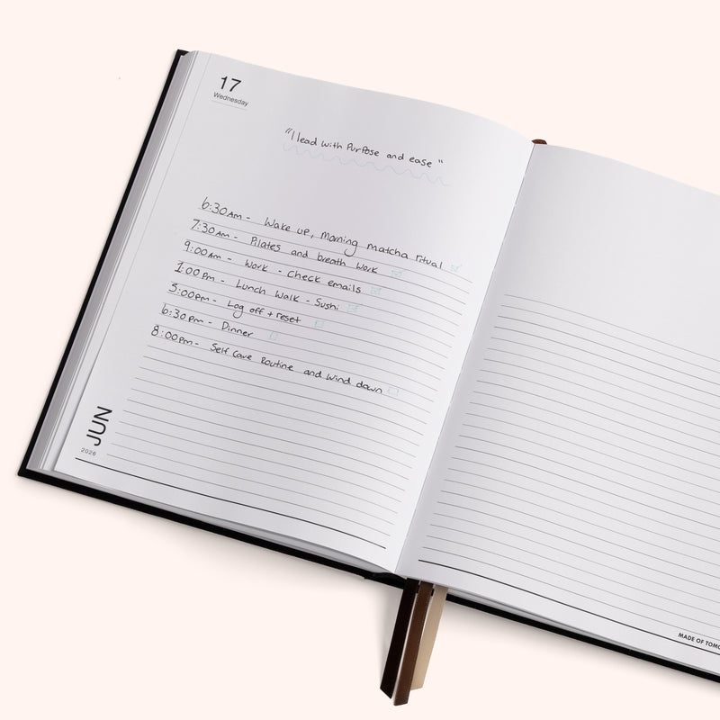 Made of Tomorrow 2026 A5 Grand Daily Diary – Classic | Cream
