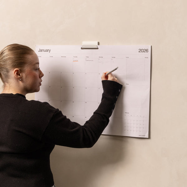 Made of Tomorrow 2026 Monthly Planner – Wall Calendar with NZ/AUS Dates