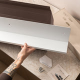 FOLD Display Ledge 1200mm White | NZ-Made Wall Shelf | Made of Tomorrow
