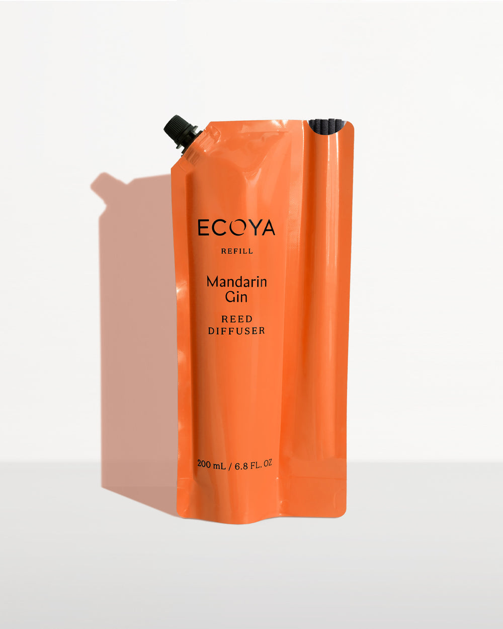 Ecoya Mandarin Gin reed diffuser refill pouch