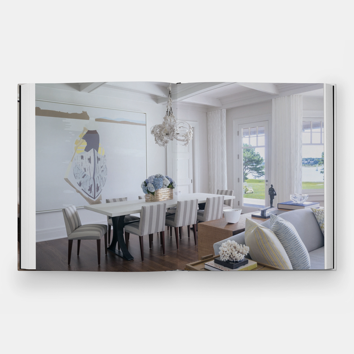 Language of Home page spread showing a dining room