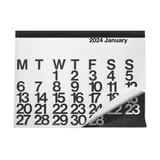A black and white 2024 Stendig Calendar - PREORDER on a white background.