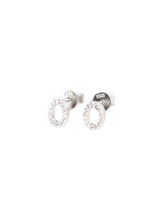 Hugs Studs Silver Clear Crystal Earrings | Federation