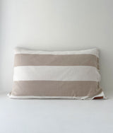 PILLOWCASE - GREIGE STRIPE