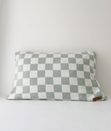 PILLOWCASE - SAGE GINGHAM