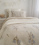 Ivory Frill Euro Pillowcase 60x60cm | Bengali Collections