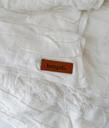 Ivory Flurry Lounge Throw 125x150cm | Bengali Collections