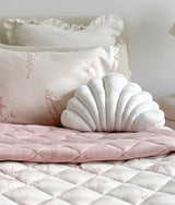 Ivory Frill Euro Pillowcase 60x60cm | Bengali Collections