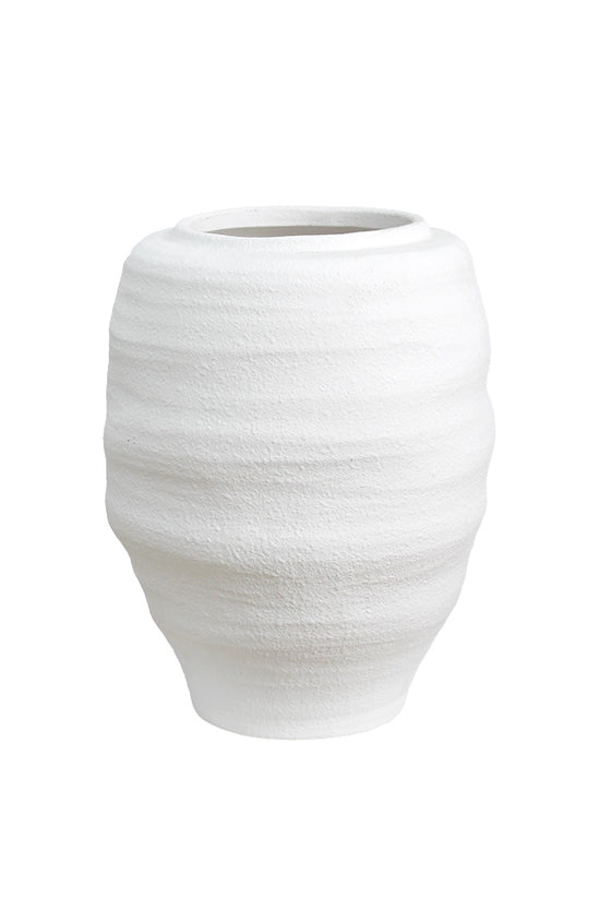 Riaz White Vase