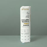 Good Change reusable bamboo towel roll with 18 washable sheets