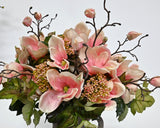 Sedum Bundle Pink Green | Lush Faux Stem for Textured Styling