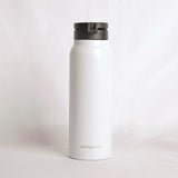 sipRISE water bottle with magnetic phone holder 950ml in White by Antigone