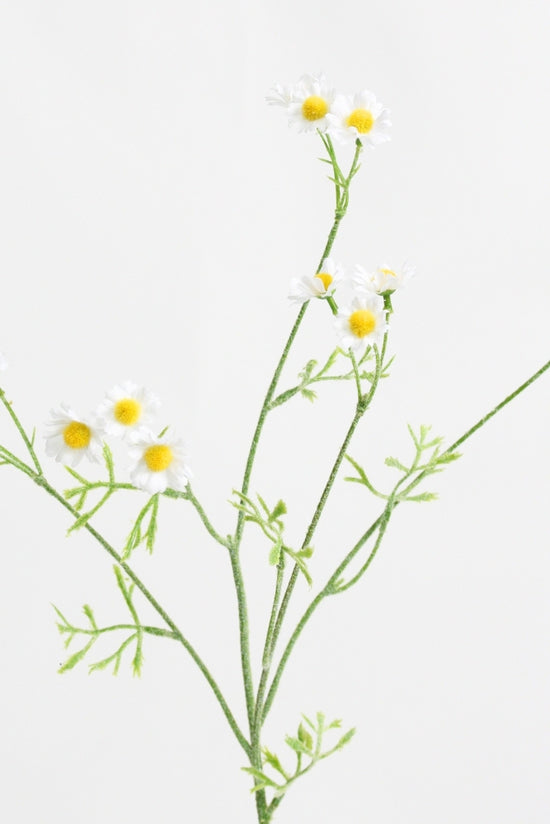 Mini Daisy Spray, White 68cm Faux Flower
