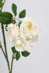 Wild Rose Spray Cream 97cm – Artificial Flower Stem