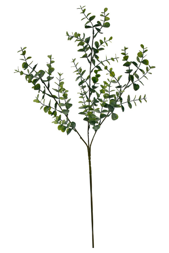 Silver Dollar Eucalyptus Spray, Green 65cm Faux Stem