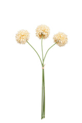 Mum Ball Bundle Cream 43cm | Faux Flower Stems