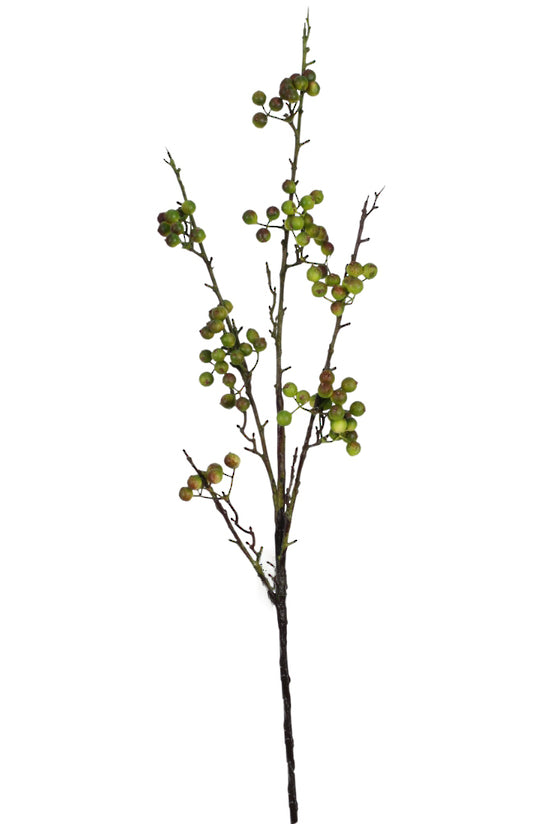 Tall Berry Branch 84cm Green