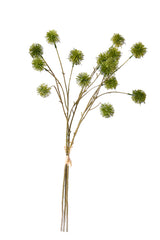 Sweet Chestnut Pod Bundle Green 57cm – Artificial Stem Set