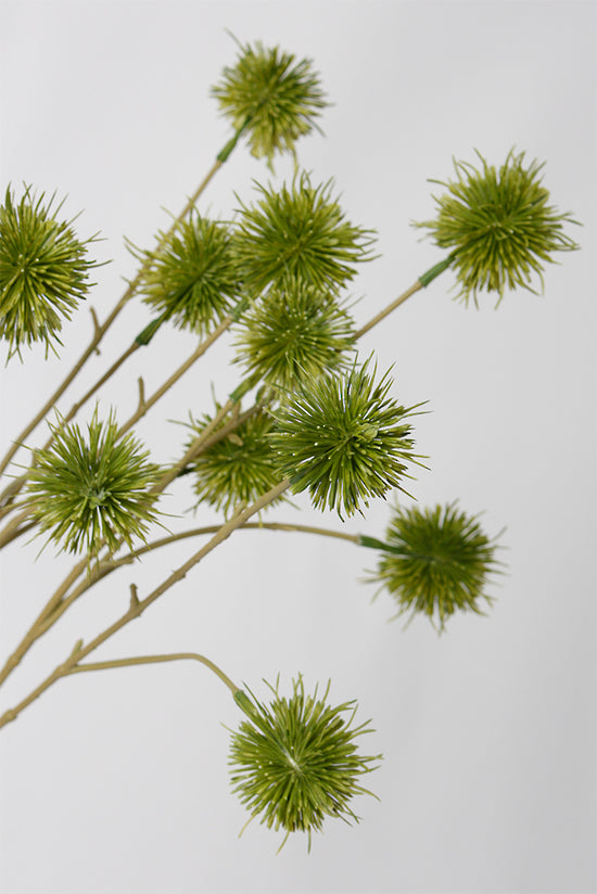 Sweet Chestnut Pod Bundle Green 57cm – Artificial Stem Set