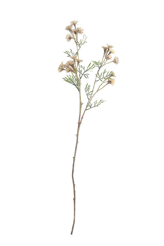 Daisy Spray, Cream 89cm Faux Stem