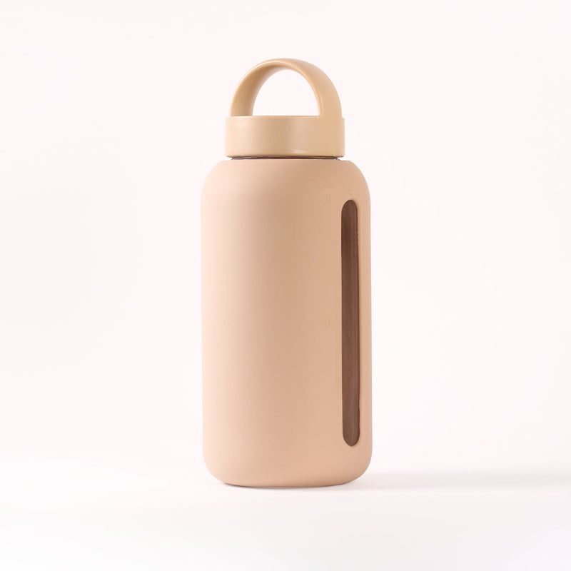 A beige Bink Day Bottle with Hydration Tracker - Various Options on a white background.