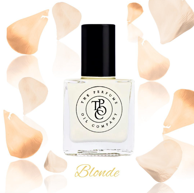 A bottle of MIDNIGHT perfume oil by The Perfume Oil Company on a white background