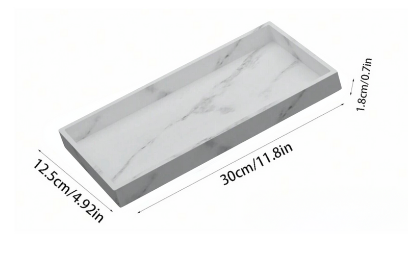 Marble Silicone Tray - Small / Large