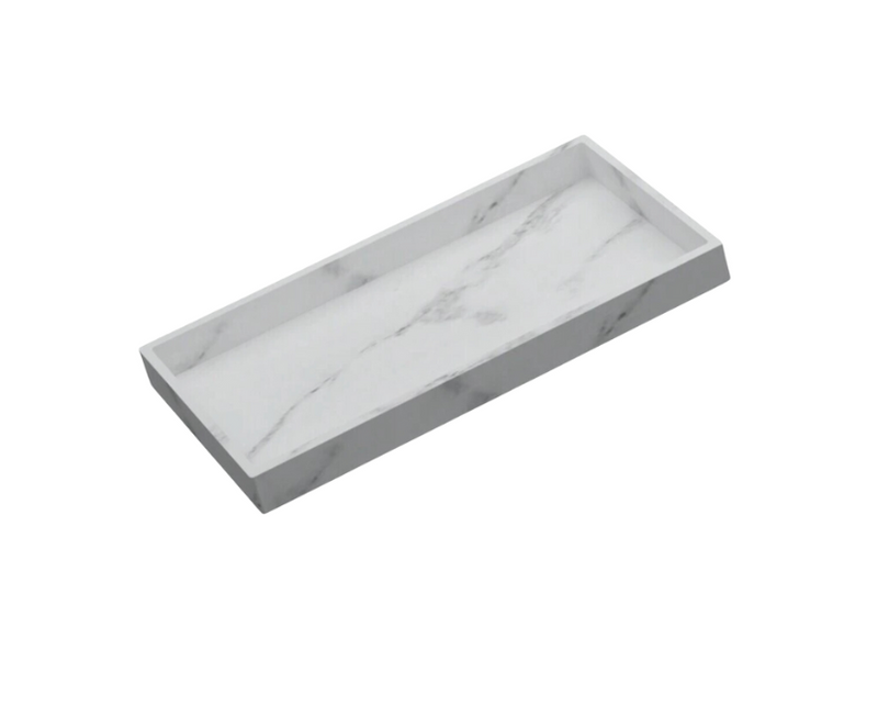 Marble Silicone Tray on white background