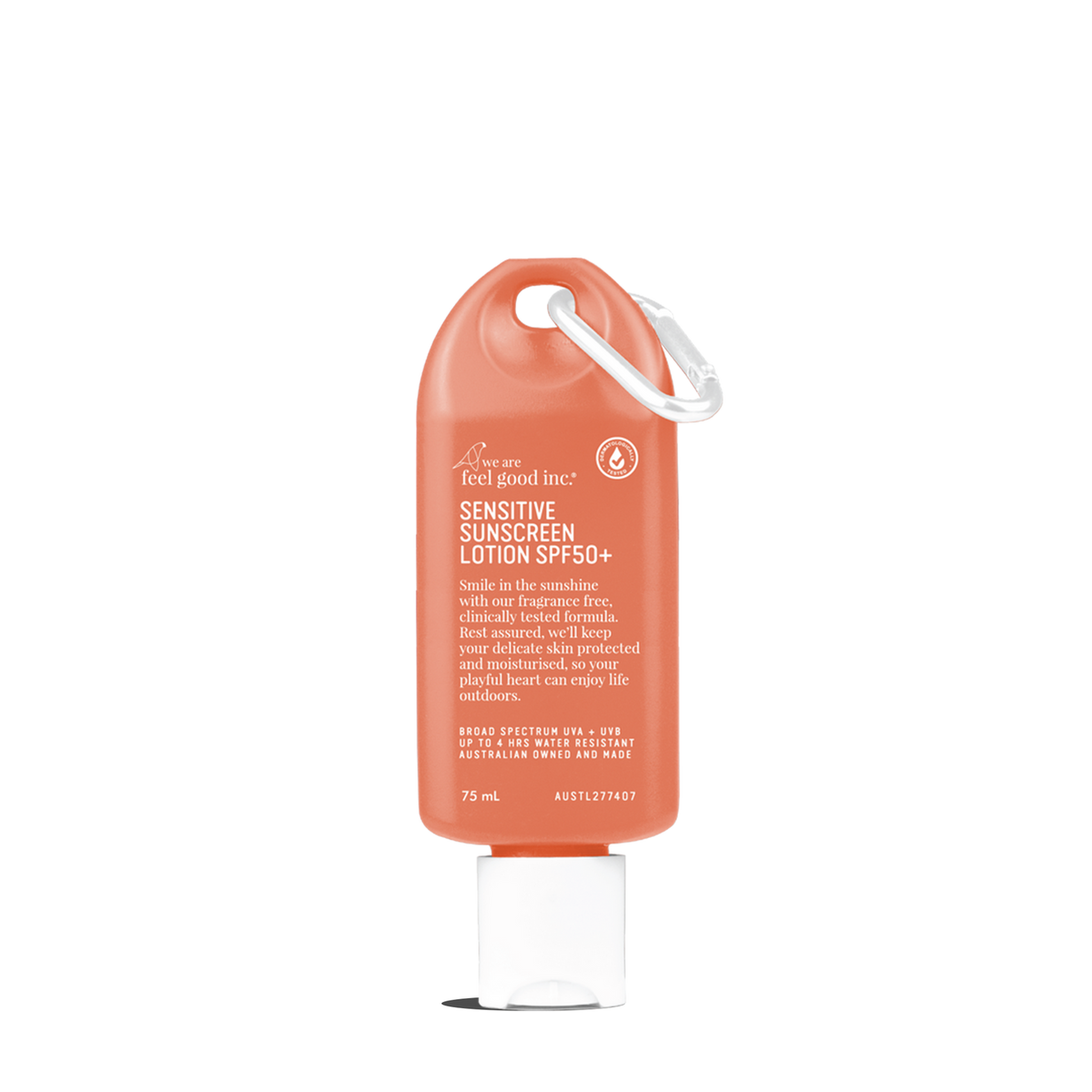 We Are Feel Good Inc. Sensitive Sunscreen SPF 50+ styled outdoors