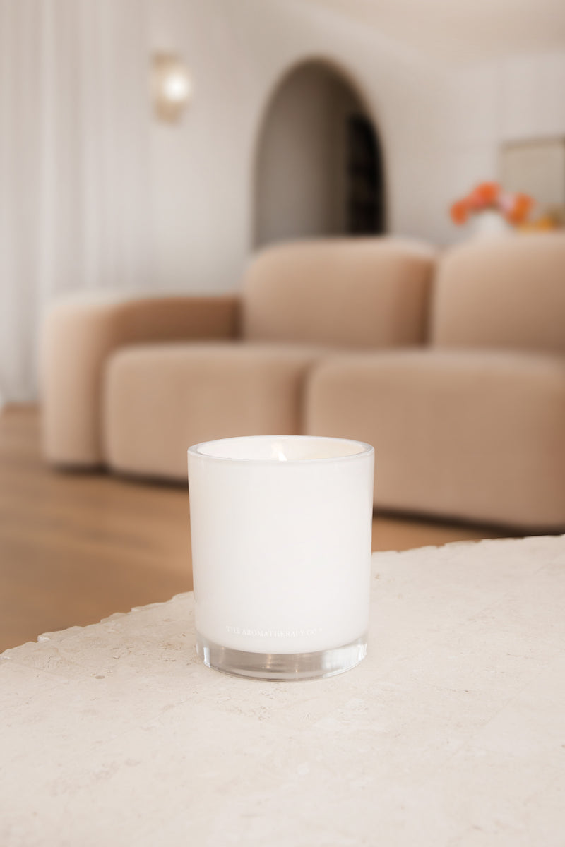 The Aromatherapy Co. Naturals Candle, 400g, Santal & Vanilla Orchid