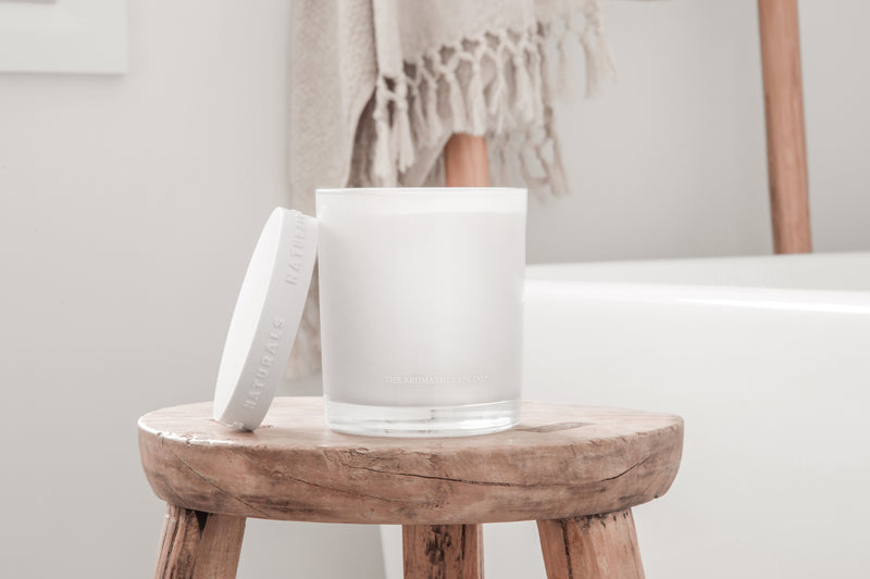 The Aromatherapy Co. Naturals Candle, 400g, Santal & Vanilla Orchid