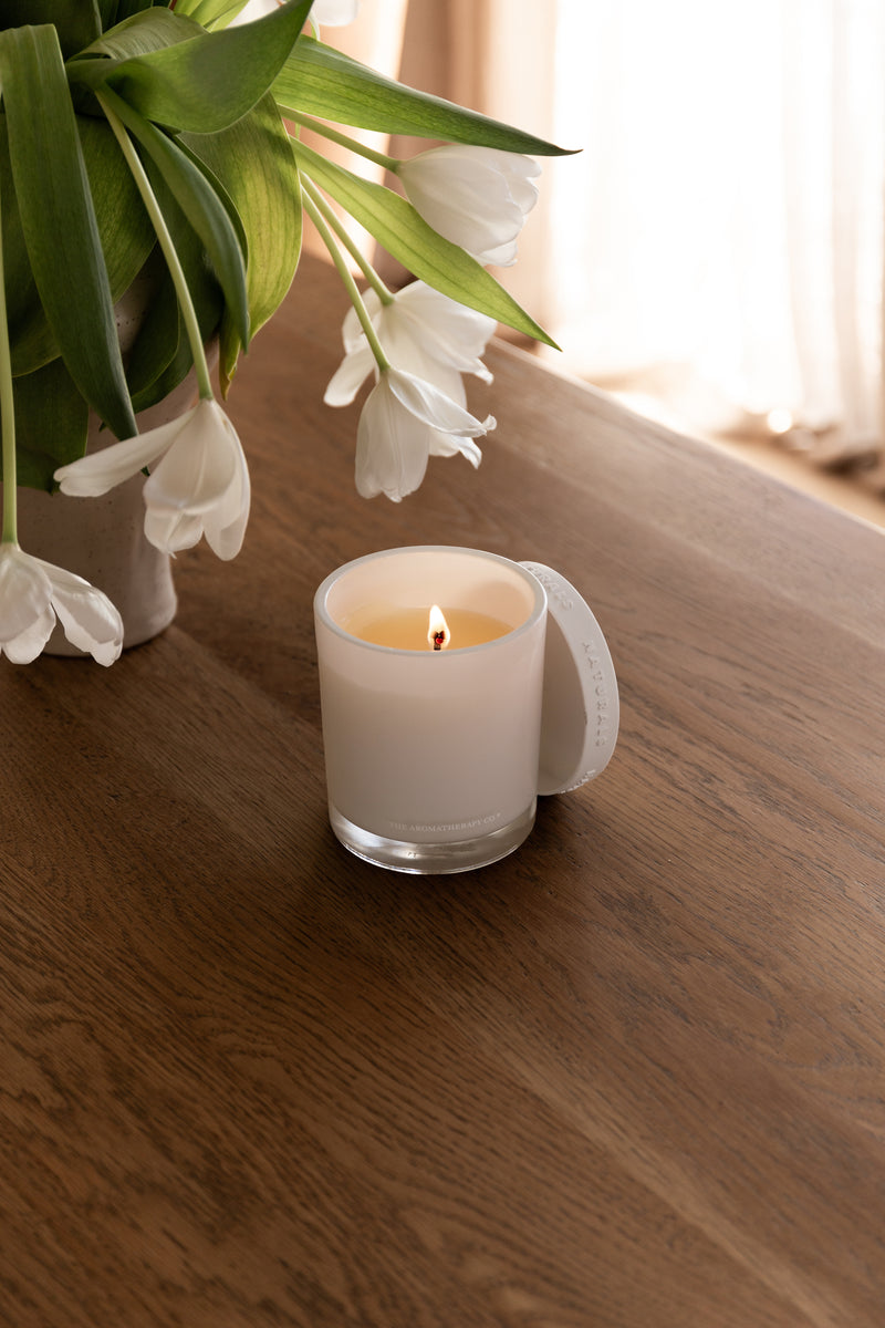 The Aromatherapy Co. Naturals Candle, 400g, Santal & Vanilla Orchid