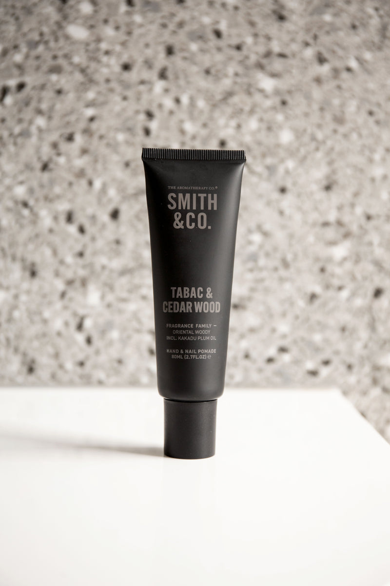 Smith & Co. Tabac & Cedarwood Hand Cream 80ml – Spiced Leather Scent