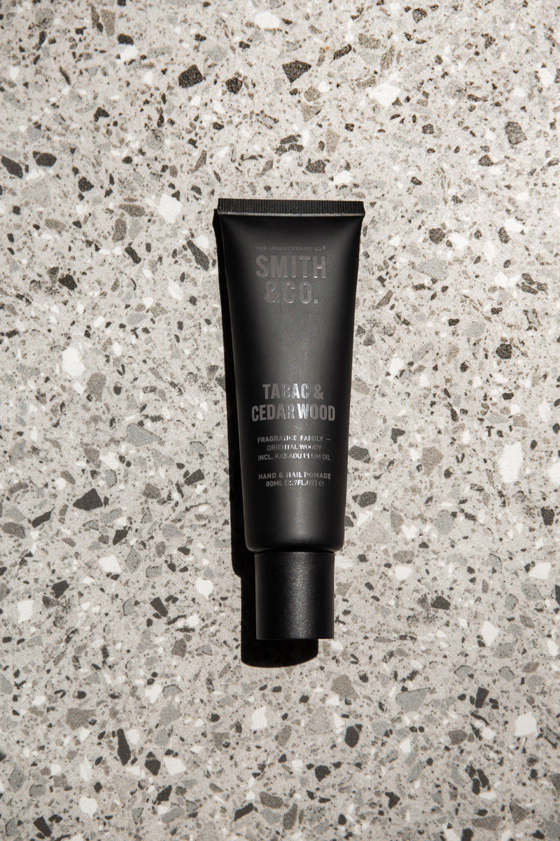 Smith & Co. Tabac & Cedarwood Hand Cream 80ml – Spiced Leather Scent